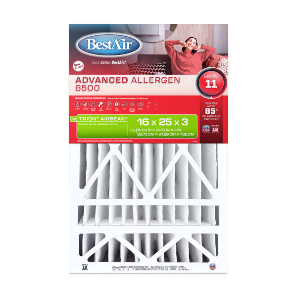 16x25x3 Advanced Allergen 8500