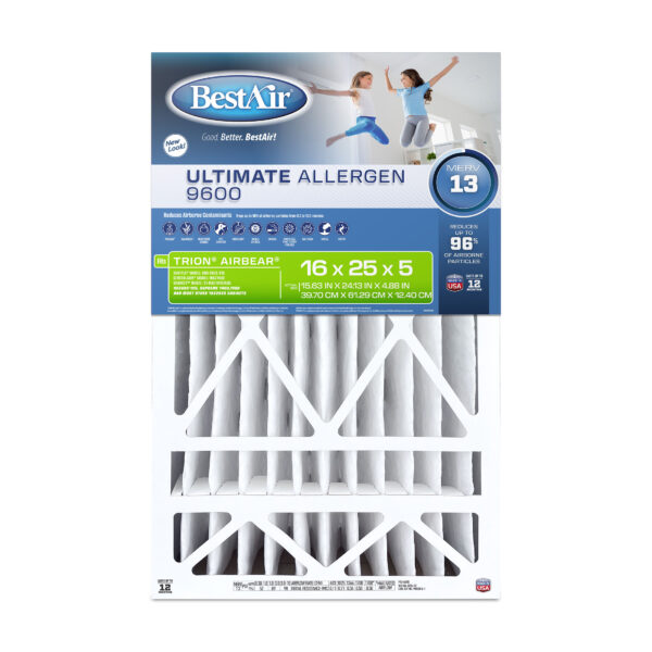 16x25x5 Ultimate Allergen 9600